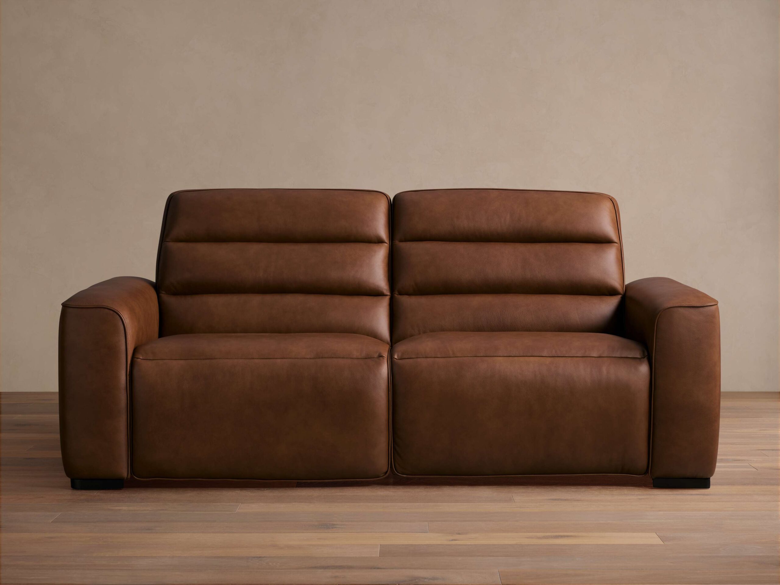 Borough Leather Two-Piece Motion Sofa