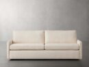 Kipton Slim Arm Luxury King Sleeper Sofa in Wiley Parchment
